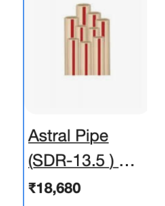 Pipe SDR 13.5